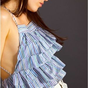 Anthropologie Magali PascalLayered Ruffle Tank